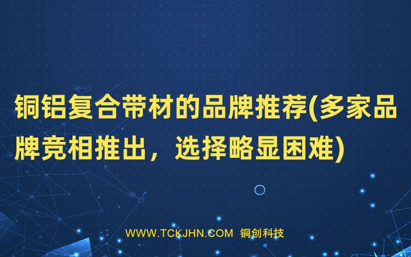 銅鋁復(fù)合帶材的品牌推薦(多家品牌競相推出，選擇略顯